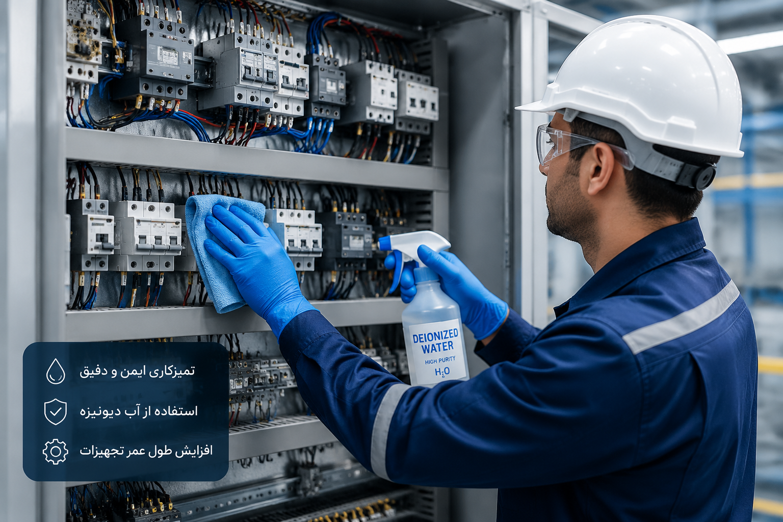 شستشوی تابلو برق چگونه انجام می‌شود؟ بهترین روش چیست؟